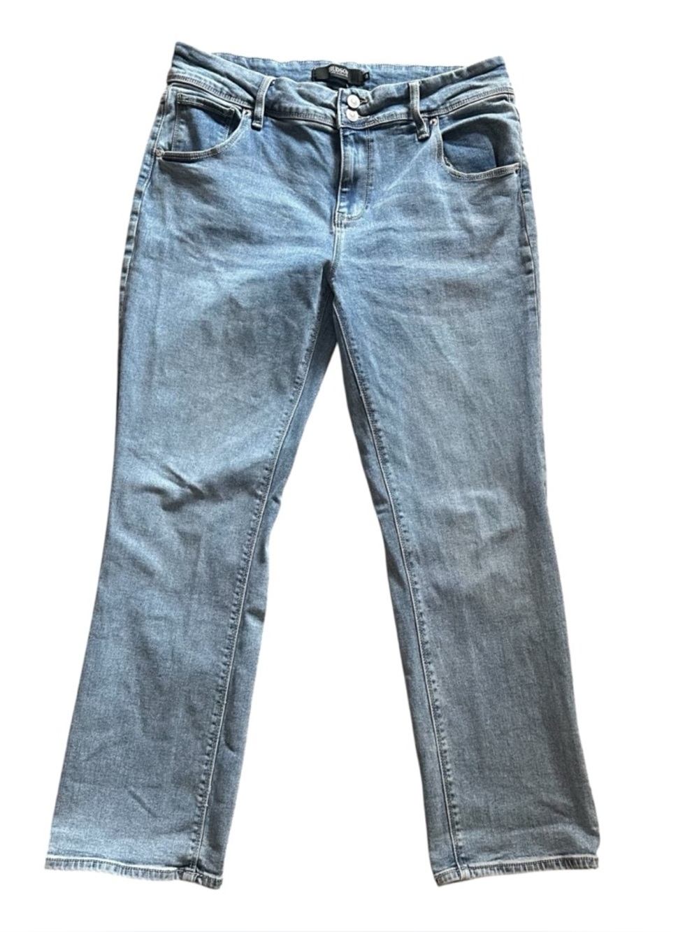 Hudson Women's Mid-Rise Slim Straight Leg Jeans Sz 12